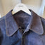 70’s Midnight Suede Trucker Jacket - Medium