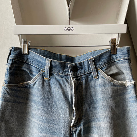 70’s Thrashed Denim Flares - 31” x 29”