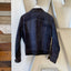 70’s Midnight Suede Trucker Jacket - Medium