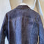 70’s Midnight Suede Trucker Jacket - Medium