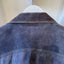 70’s Midnight Suede Trucker Jacket - Medium