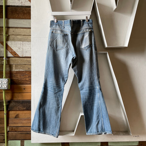 70’s Thrashed Denim Flares - 31” x 29”