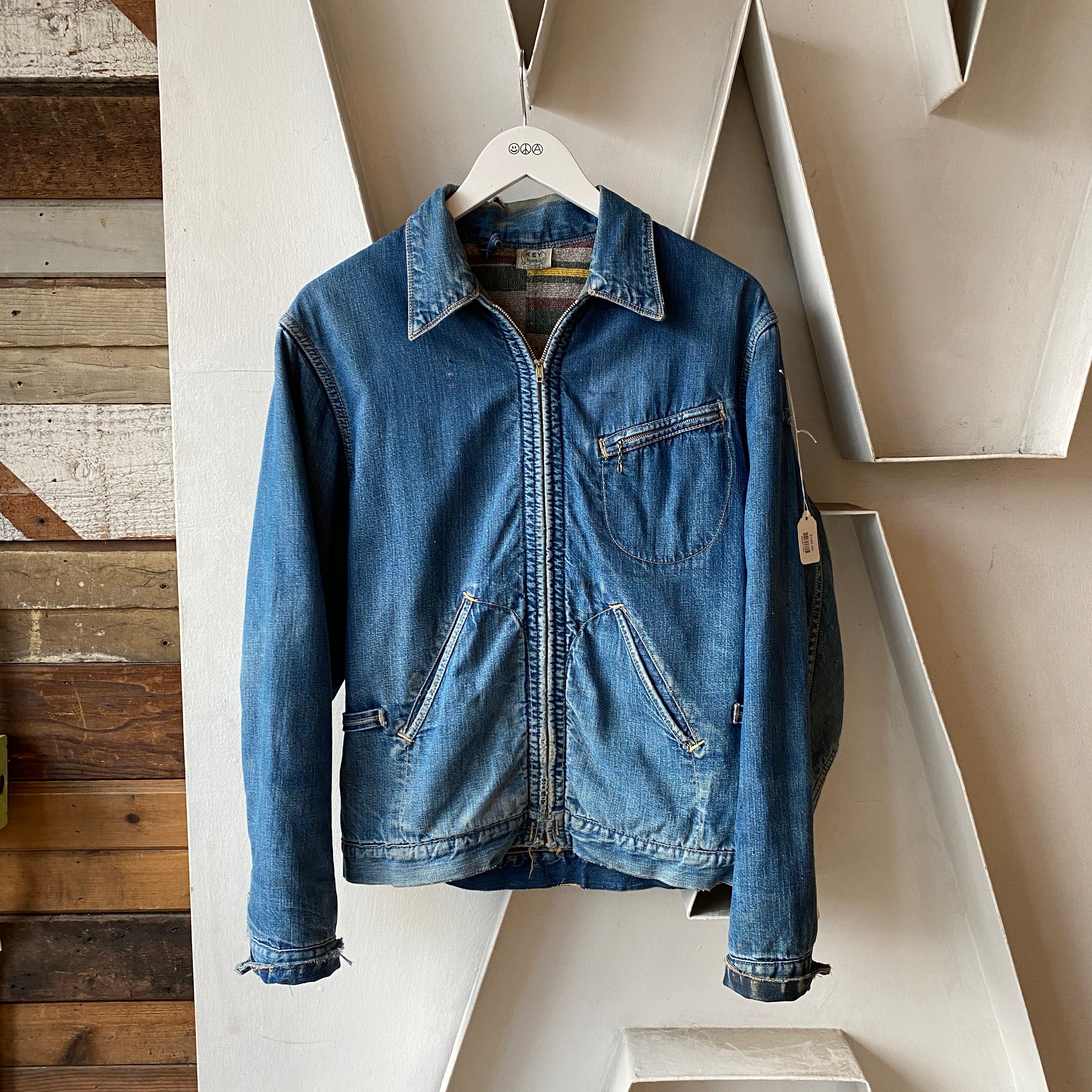 メンズ 50's KEY DENIM WORK JACKET