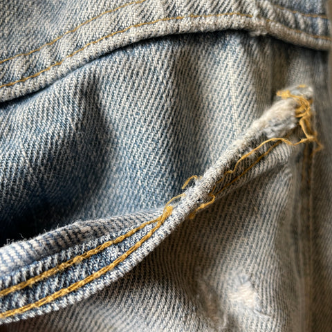 70’s Thrashed Denim Flares - 31” x 29”