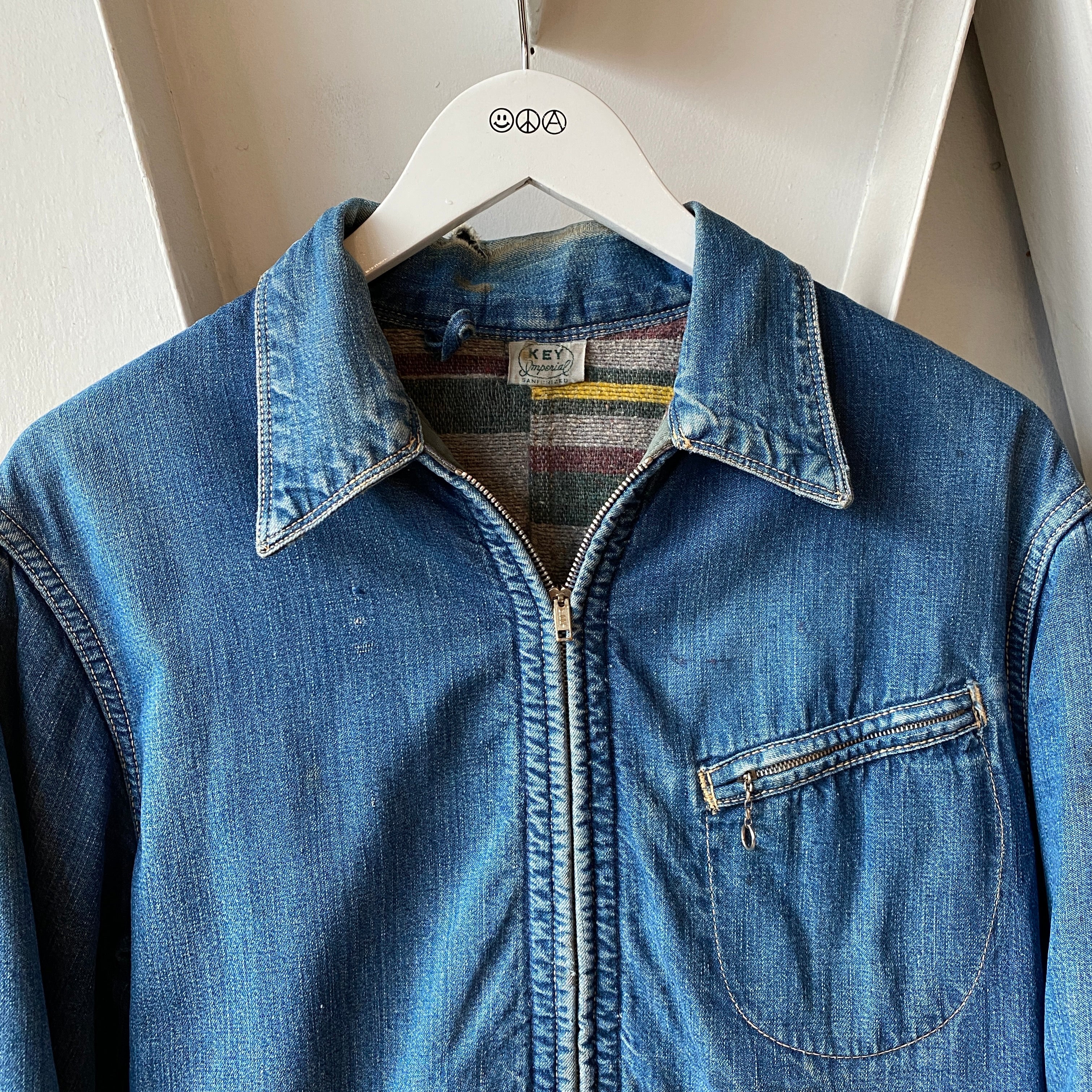 メンズ 50's KEY DENIM WORK JACKET