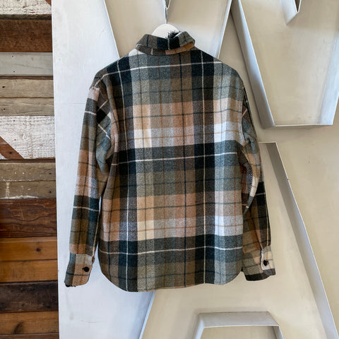 70’s Heavy Wool Flannel - Large