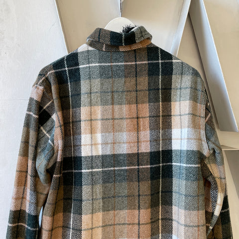 70’s Heavy Wool Flannel - Large