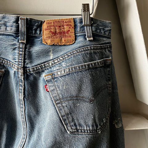 80’s Levi’s 501 Painter Denim - 33” x 33”