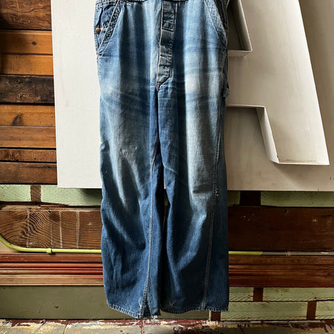60’s Big Mac Denim Overalls - 37” x 29”