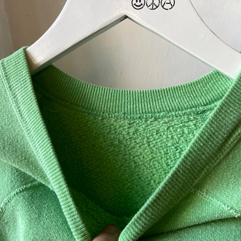 60’s Pea Green Sweatshirt - Small