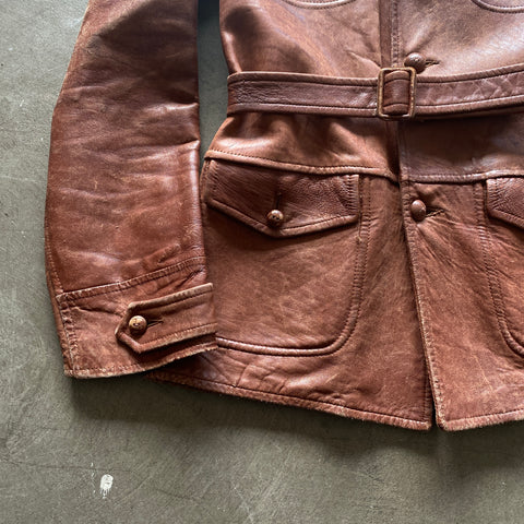30's Cresco Leather Jacket - Small