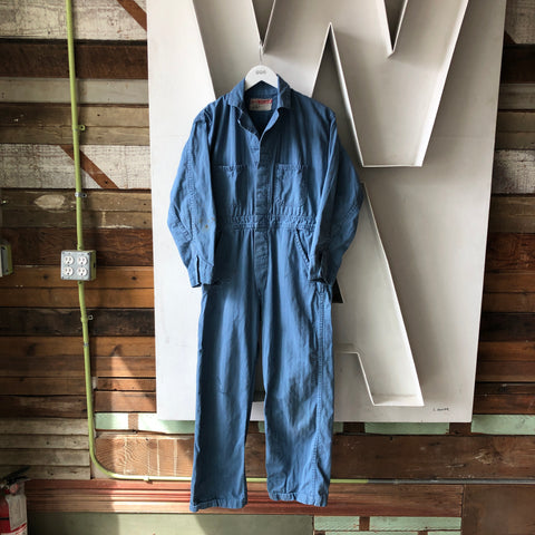 50's Cleveland Work Wear HBT Coveralls - Small