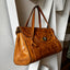 50’s Tooled Leather Bag - OS