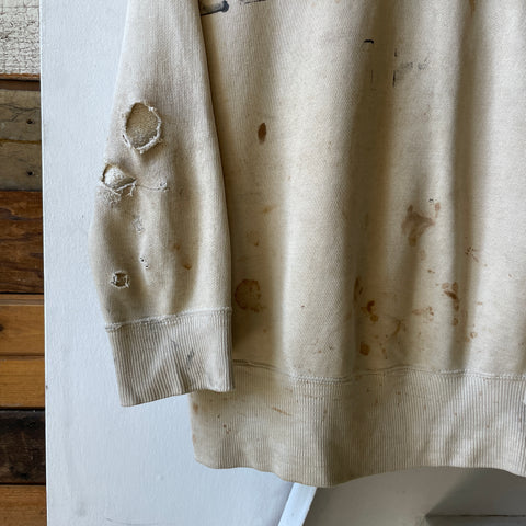 50’s Thrashed Double V Crewneck - XL