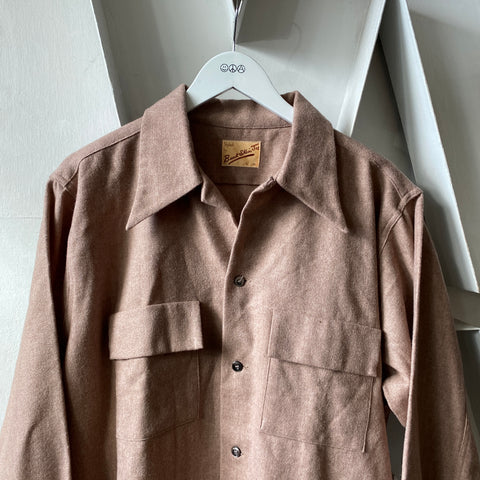 50's Buckskein Joe Wool Shirt - Large