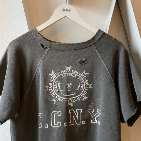 60’s Thrashed CCNY Chopper Sweatshirt - Large