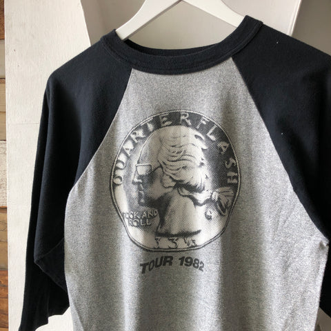 80's Quarter Flash Raglan - Medium