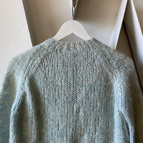 60’s Loose Knit Wool Cardigan - XS