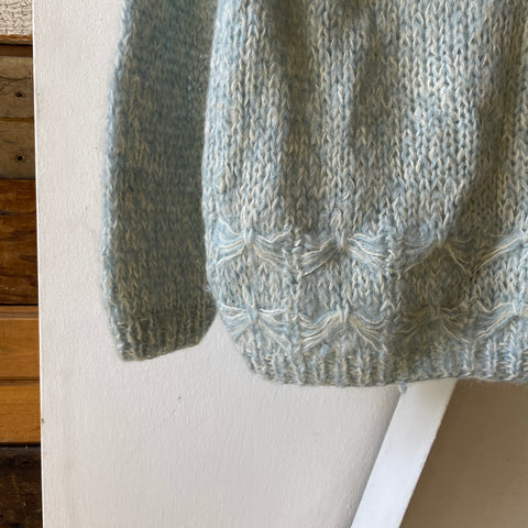 60’s Loose Knit Wool Cardigan - XS