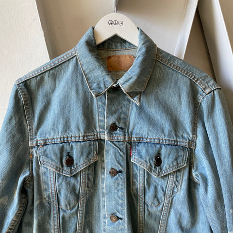 60’s Big E Levi’s Bleached Trucker Jacket - Medium