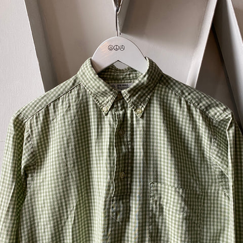 60’s Gingham Check Pullover Oxford Shirt - Medium