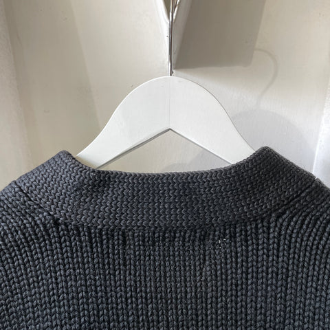 50’s Shawl Collar Wool Sweater - Large