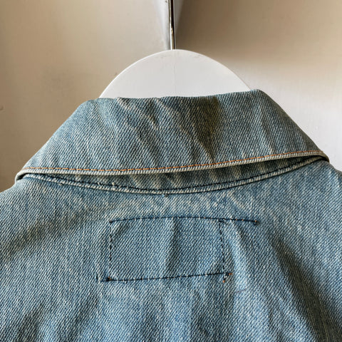 60’s Big E Levi’s Bleached Trucker Jacket - Medium