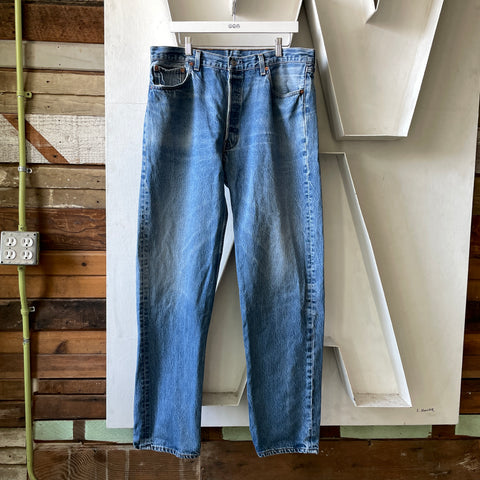 90’s Levi’s 501 Denim - 36” x 32.5”