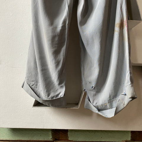 40’s Repaired Rayon Trousers - 26” x 28”