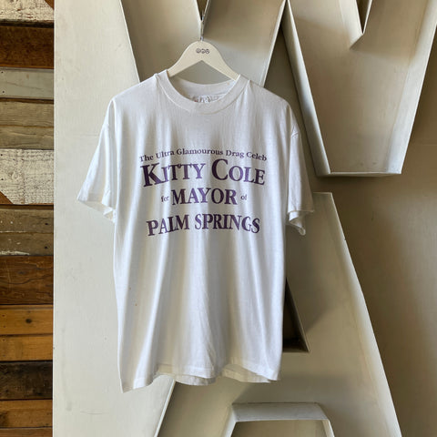90’s Kitty Cole For Mayor Tee - Large
