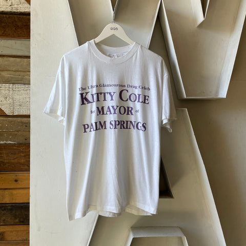 90’s Kitty Cole For Mayor Tee - Large