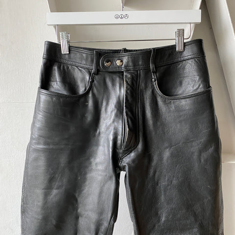 80's Leather Pants - 29" x 30"