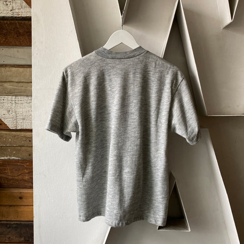 70's V Neck Fleece Shirt - Small