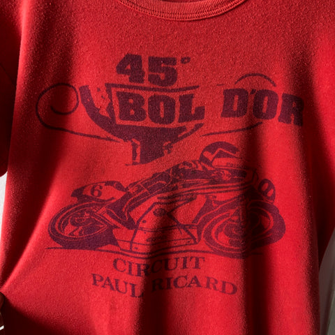 70's Bol D’or Moto Race Ringer - Medium