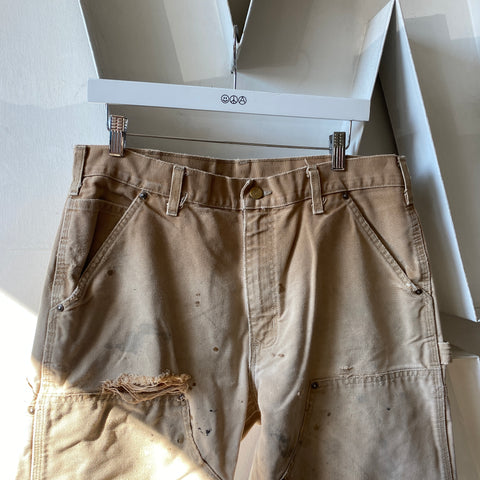Thrashed Carhartt Dungarees - 35” x 29”