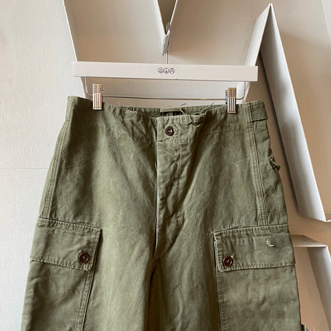 50's Euro Military Cargo Pants - 30” x 29.5”