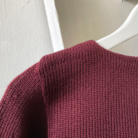 40’s Boat Collar Sweater - Small
