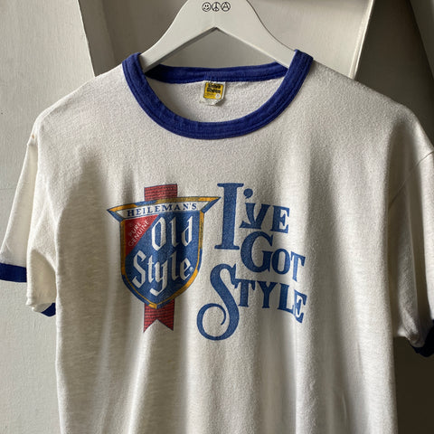 80’s Old Style Ringer Tee - XL