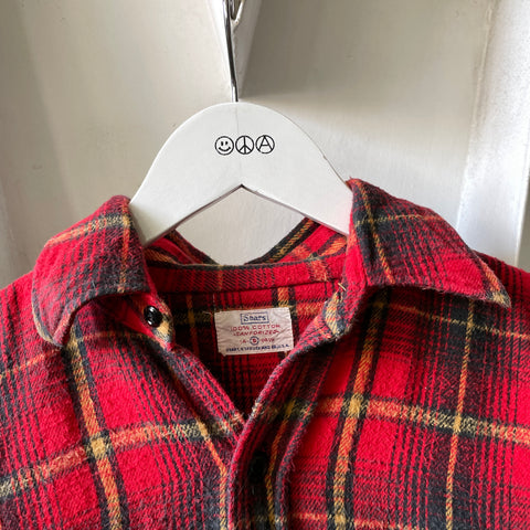 60’s Sears Sanforized Flannel - Small