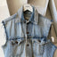 70’s Patchwork Denim Vest - Medium