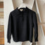 80's Collared Wool Sweat - Small