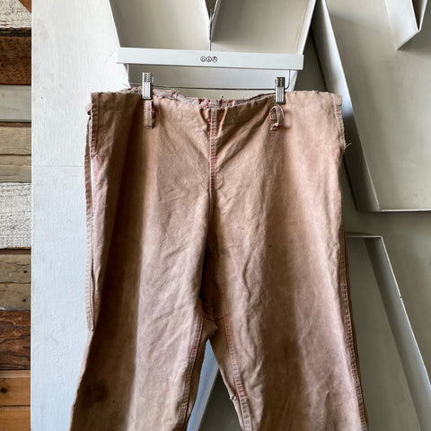 Canvas Pullover Gardening Pants - Large