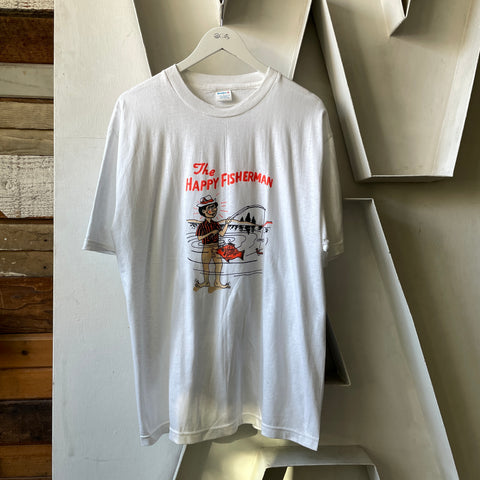 90’s Happy Fisherman Tee - XL