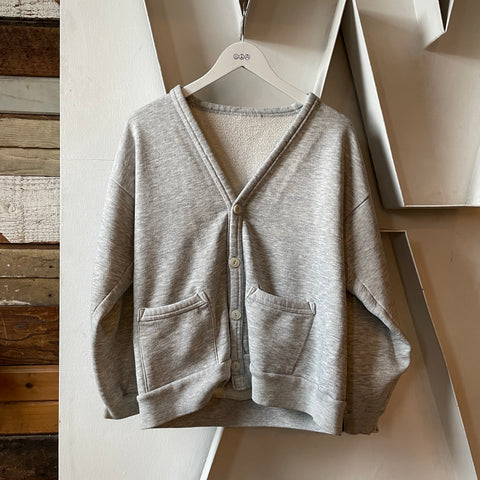 70’s Cotton Cardigan Sweatshirt - Medium