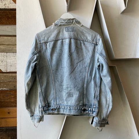 80’s Levi’s Thrashed Denim Trucker Jacket - Small