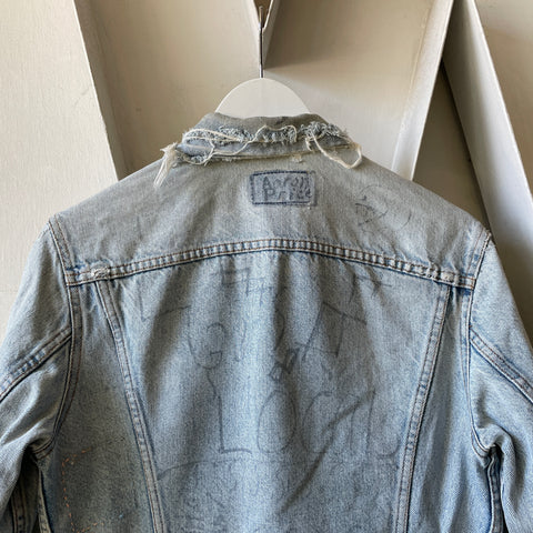 80’s Levi’s Thrashed Denim Trucker Jacket - Small