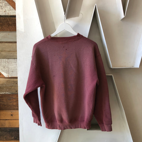 Faded Plum Discus Sweatshirt - Medium