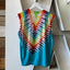 80’s Tie Dye Psychedelic Chopper - Small