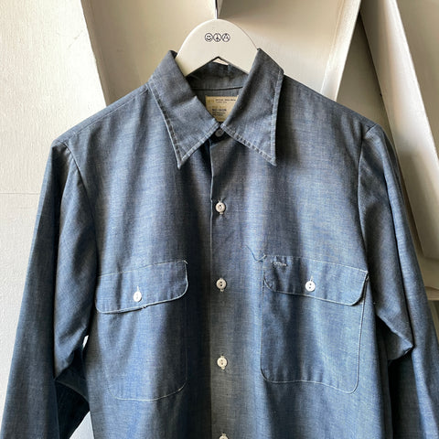 70’s Chambray Shirt - Large