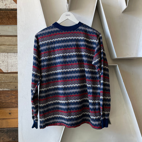 70’s Pop Top Knit Long Sleeve - Medium